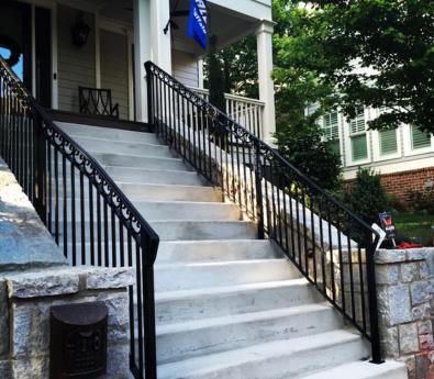 Custom metal welding services for staircase design and installation